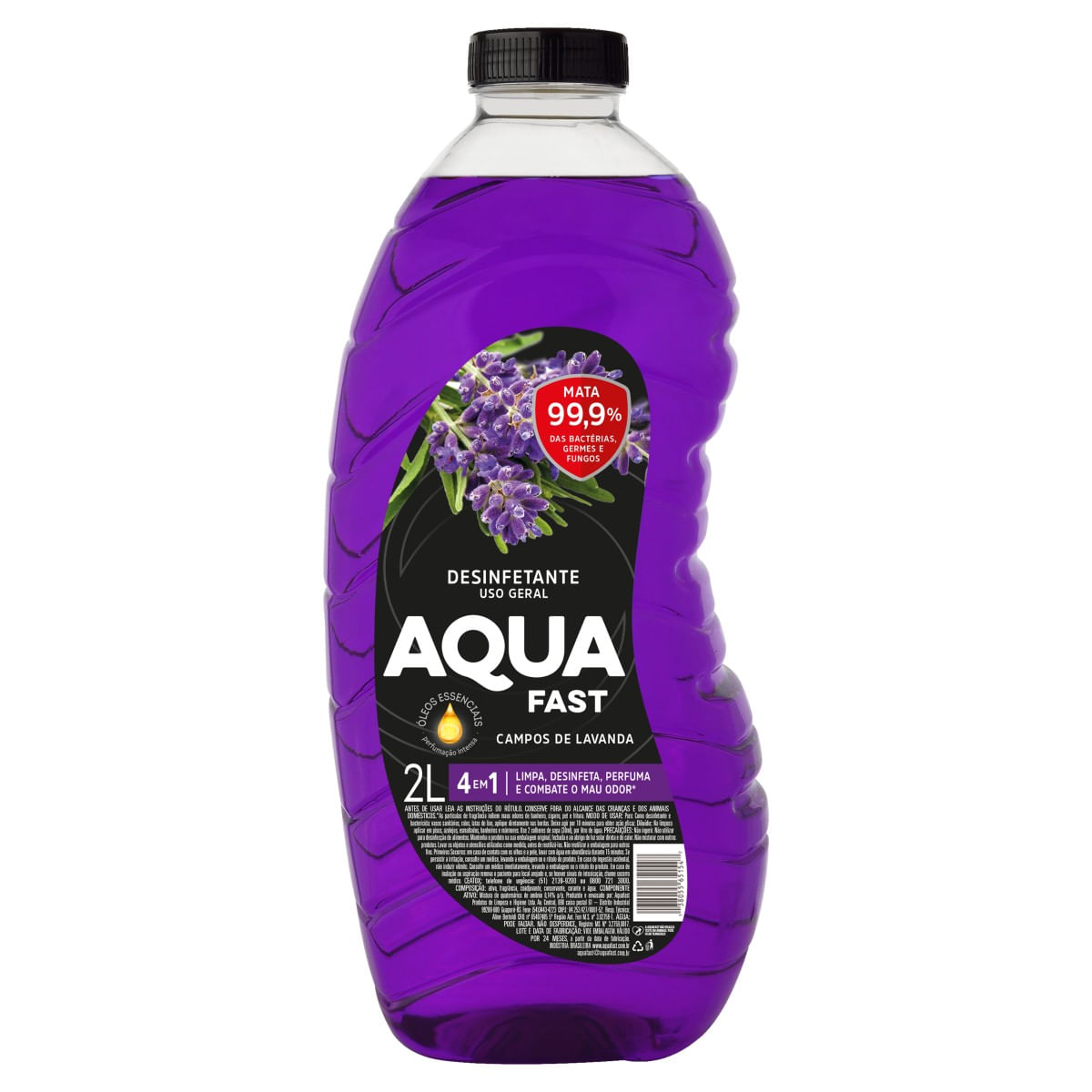Desinfetante AQUAFAST Campos de Lavanda 2L