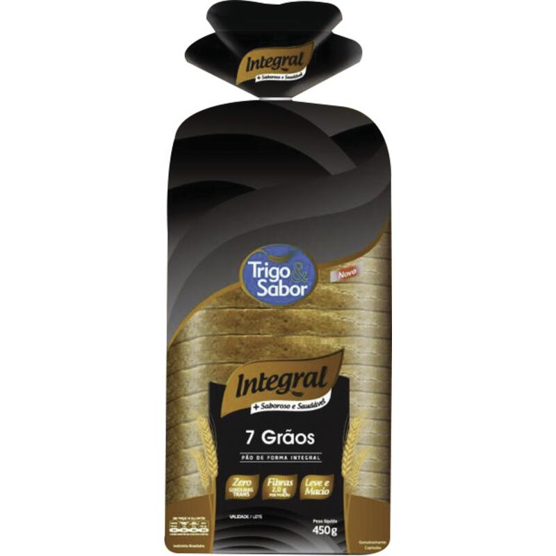Pão Integral Trigo & Sabor 7 Grãos 450g