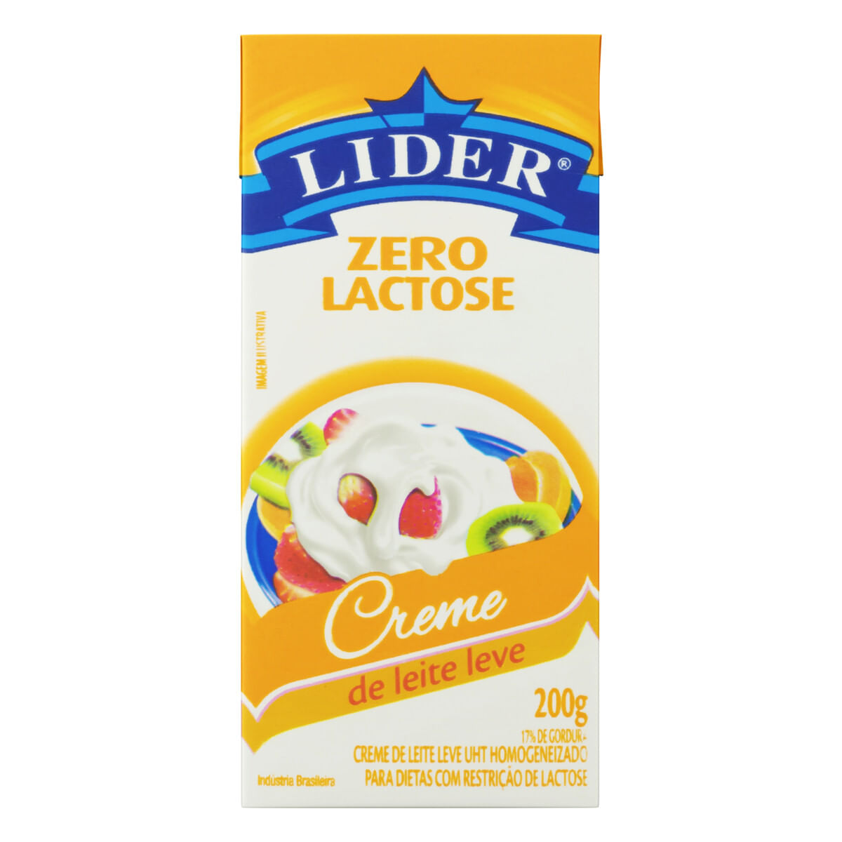 Creme de Leite Lider Leve Zero Lactose 200g