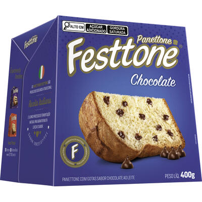 Panettone Festtone Gotas de Chocolate 400g
