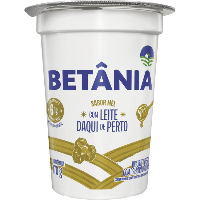 Iogurte Parcialmente Desnatado Betânia Mel 170g