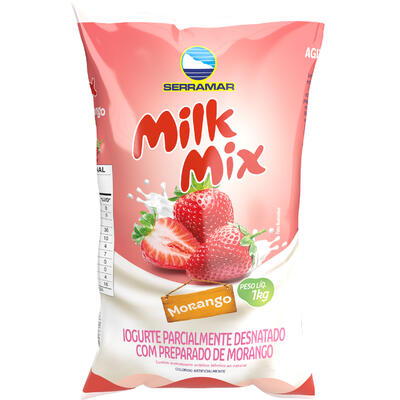 Iogurte Milk Mix Morango 1kg
