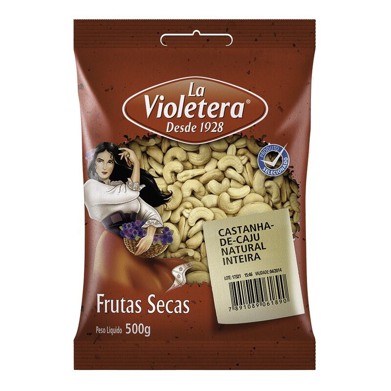 Castanha de Caju La Violetera Natural Inteira 500g
