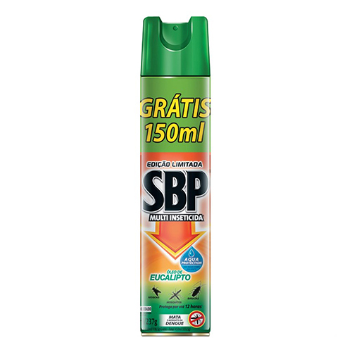 Multi Inseticida SBP Aerossol Óleo de Eucalipto 450ml Leve+ Pague-