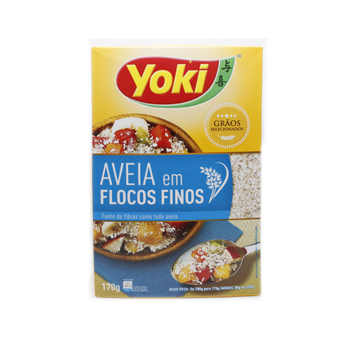 Aveia Yoki Flocos Finos 170g