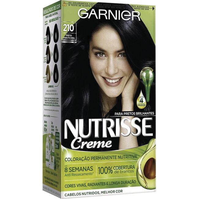 Tintura para Cabelo Nutrisse Café Azulado 210 Kit