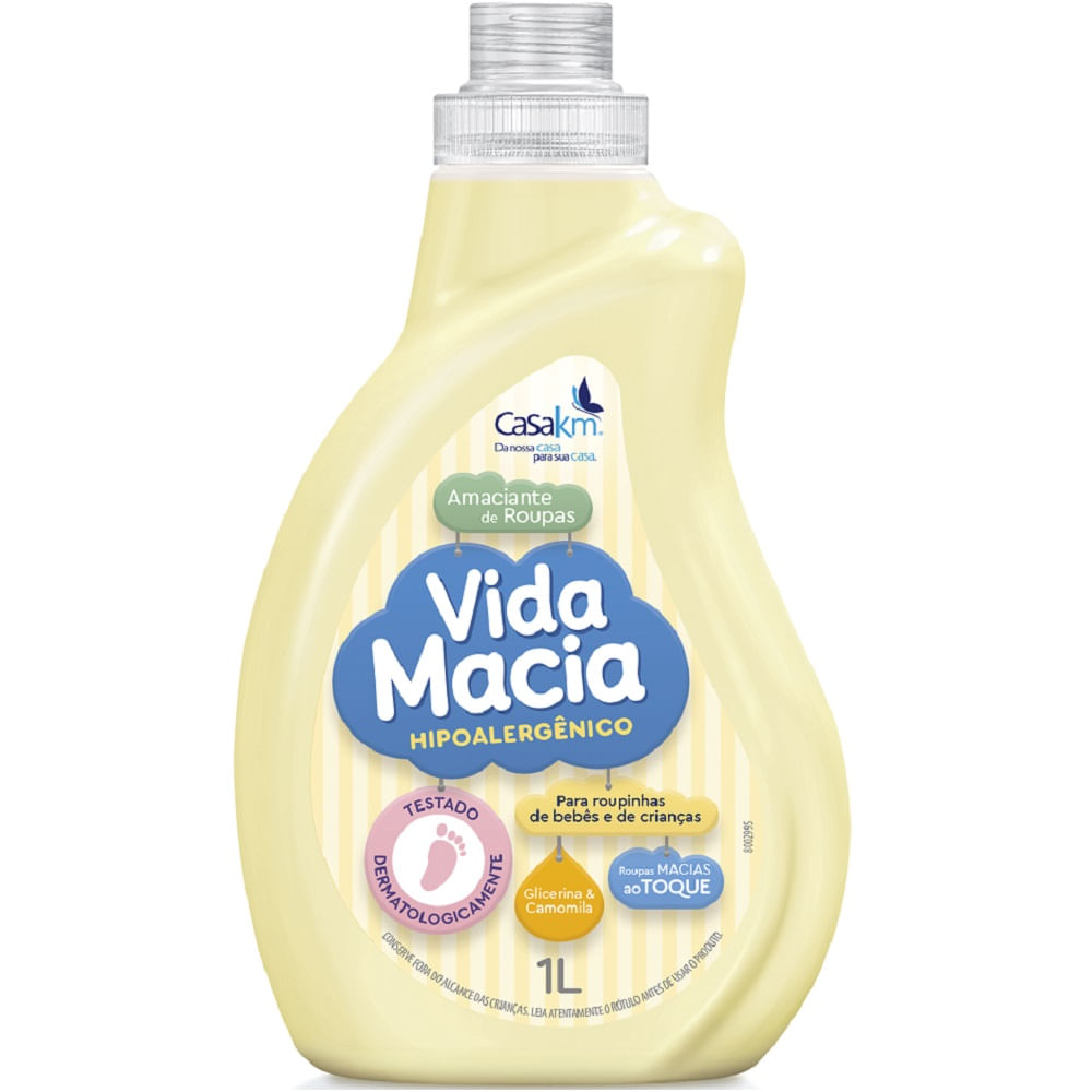 Amaciante Vida Macia Glicerina e Camomila 1L