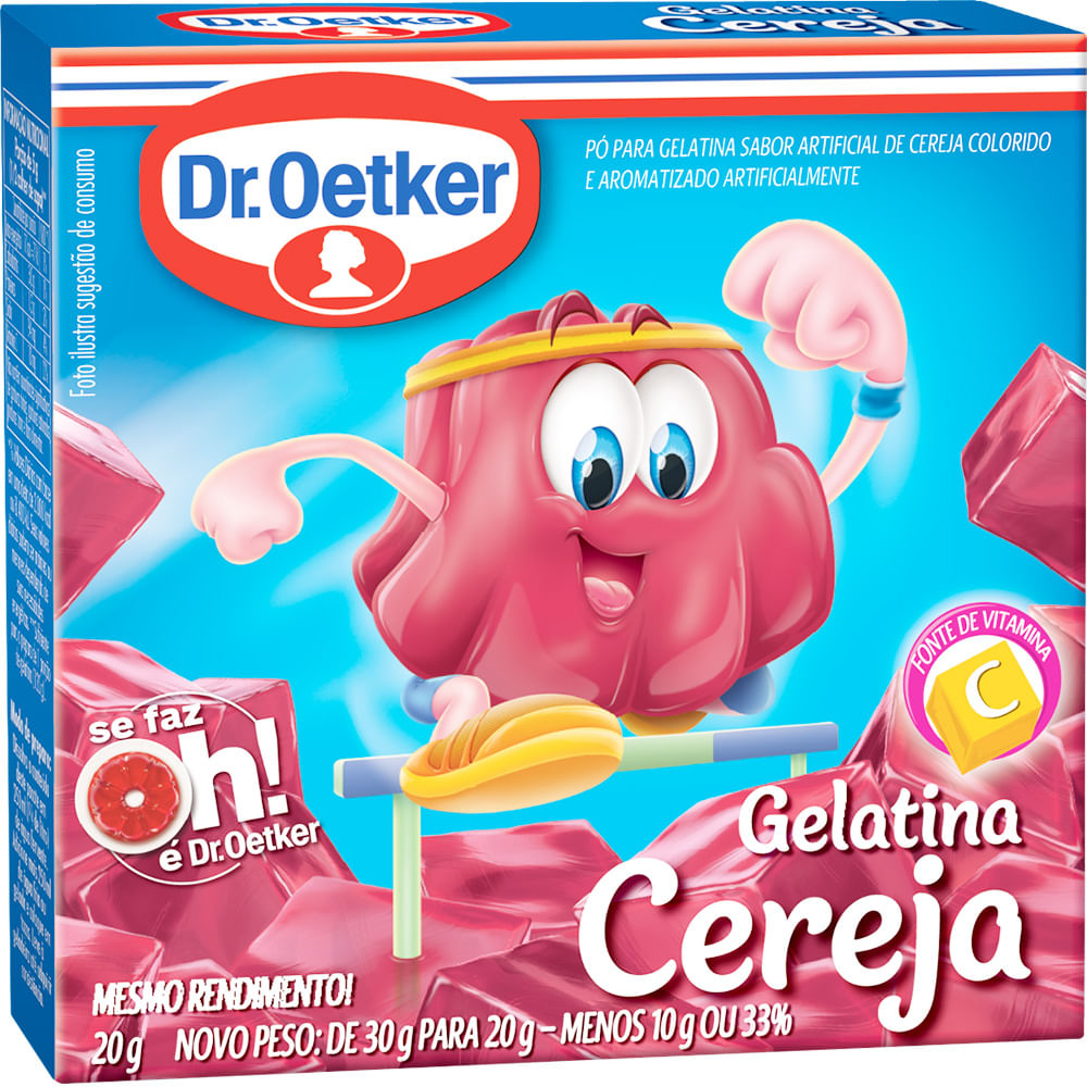Gelatina Dr Oetker Cereja 20g