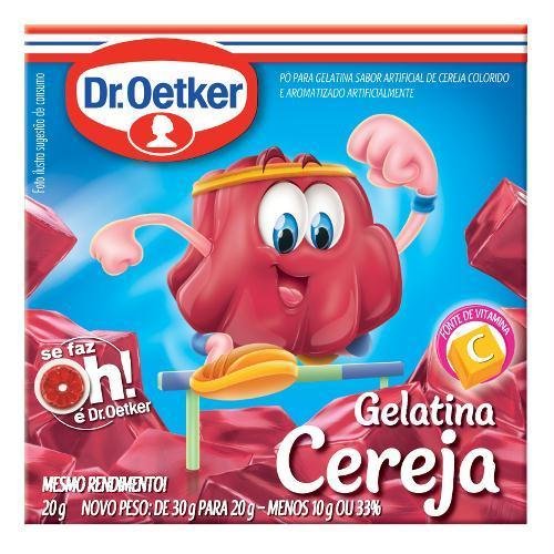 Gelatina Dr Oetker Cereja 20g