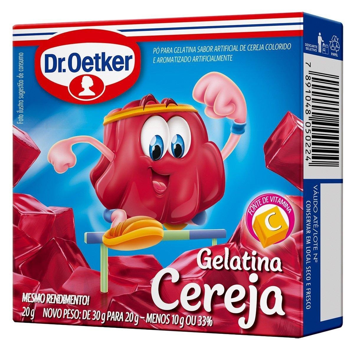 Gelatina Dr Oetker Cereja 20g