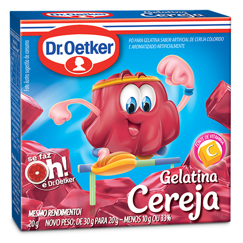 Gelatina Dr Oetker Cereja 20g