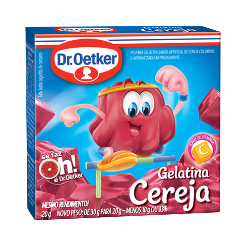 Gelatina Dr Oetker Cereja 20g