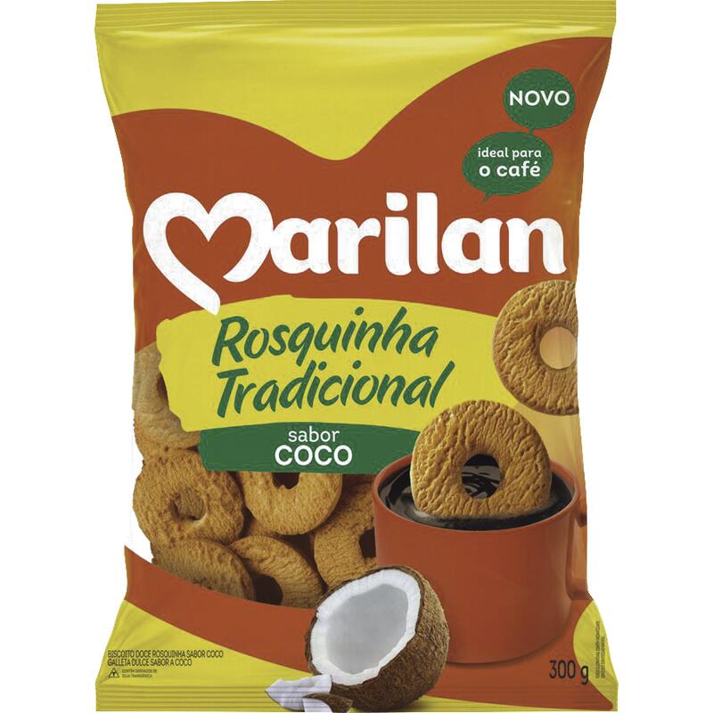Biscoito Rosquinha Marilan Coco 300g
