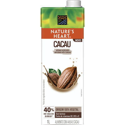Alimento Nature's Heart Cacau 1L