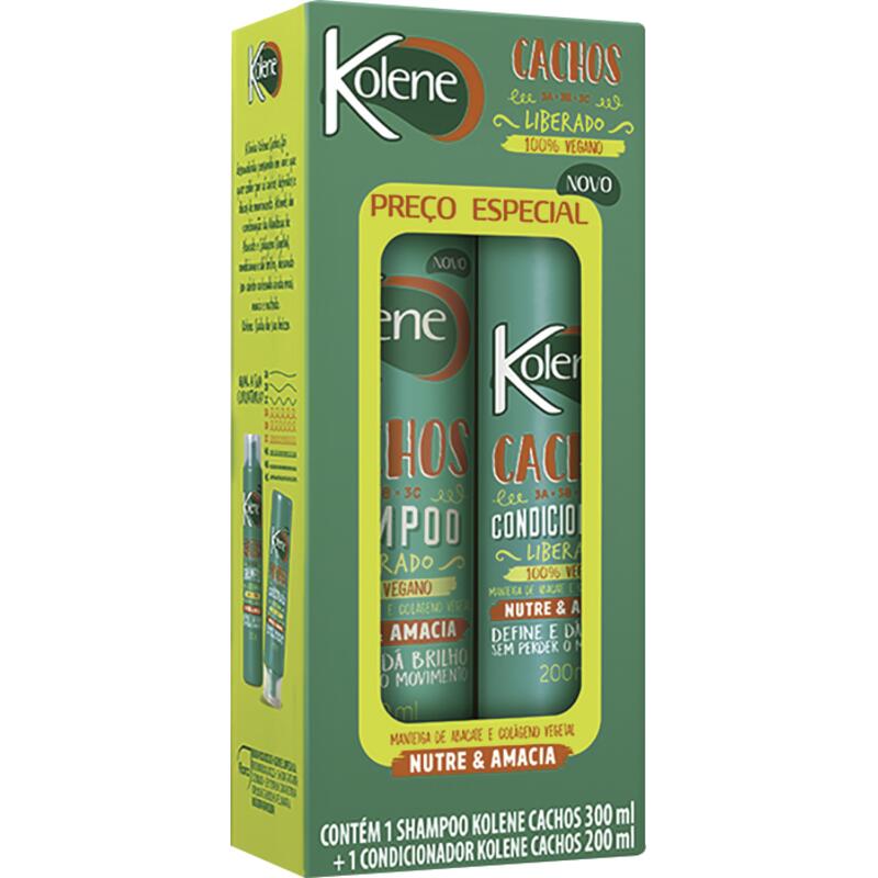 Kit Kolene Shampoo + Condicionador Cachos