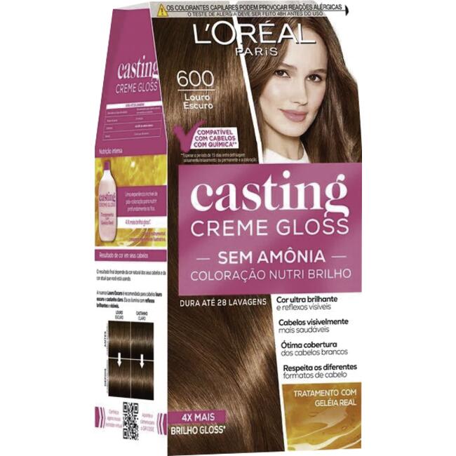 Coloração Casting Creme Gloss - N. 600 - Louro-escuro