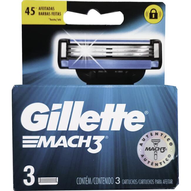 Carga Gillette Mach 3 3 un