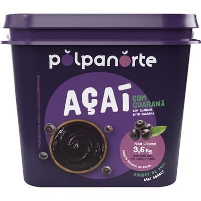 Açaí Polpa Norte Congelado Tradicional 3,6kg