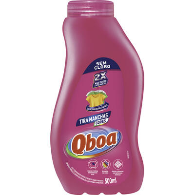 Tira Manchas Líquido Qboa Cores 500ml
