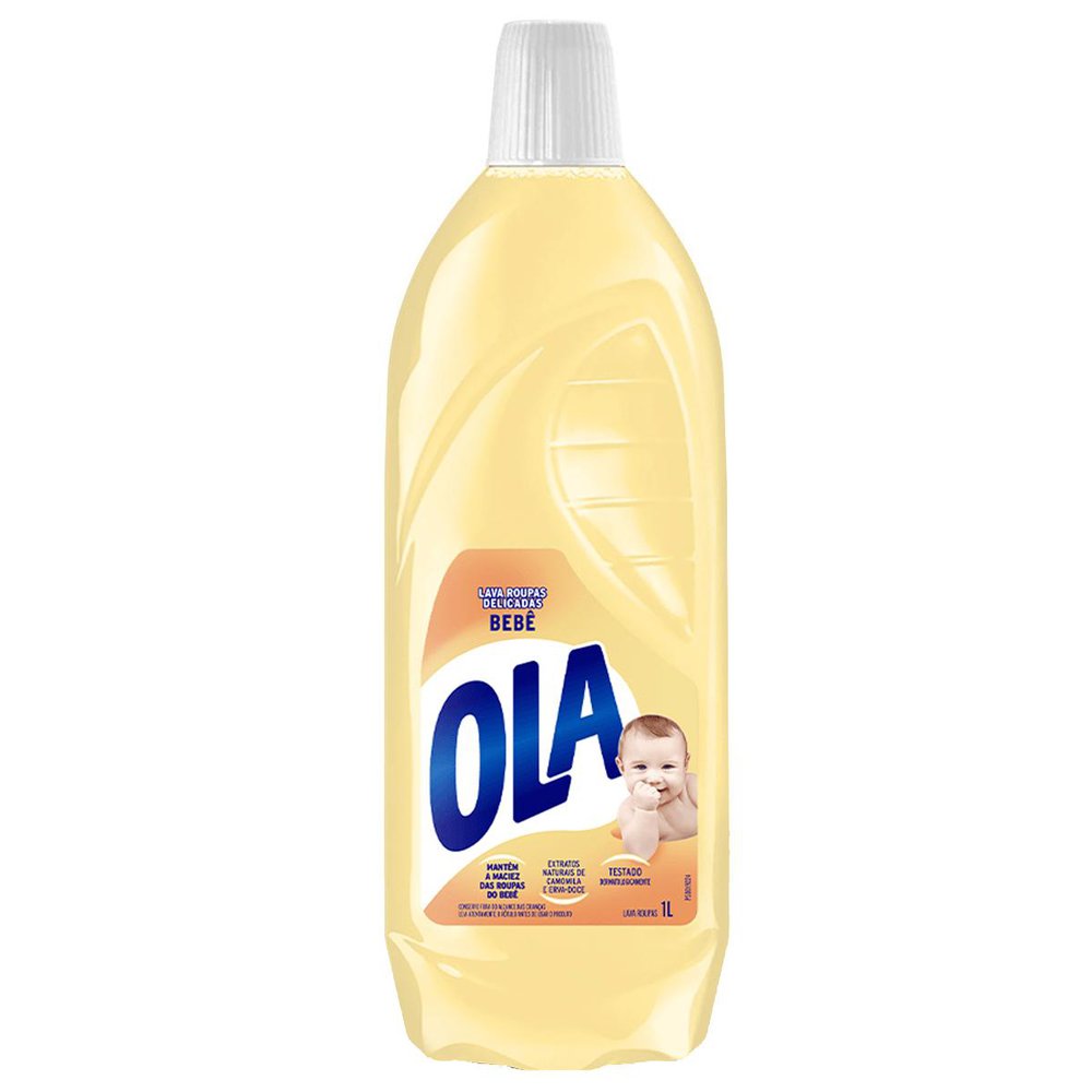 Sabão Líquido Ola Bebê para Roupas Finas e Delicadas 1l