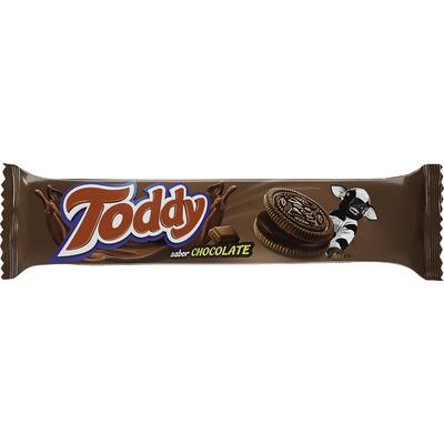 Biscoito Chocolate Recheio Chocolate Toddy Pacote 100g