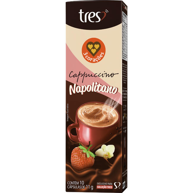 Cápsula Tres 100g - Cappuccino Napolitano