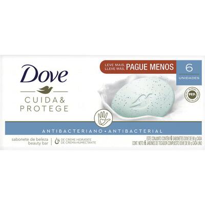 Sabonete Dove Antibacteriano 6x90g