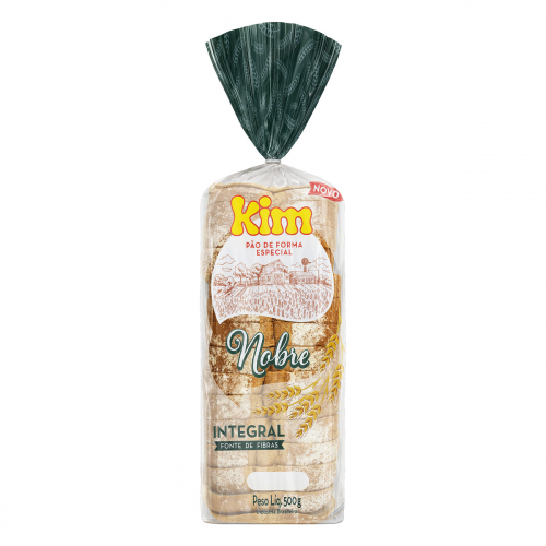 Pão de Forma Kim Nobre Integral 500g