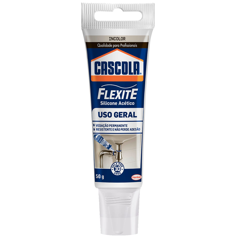 Silicone Acético Cascola Flexite Incolor 50g