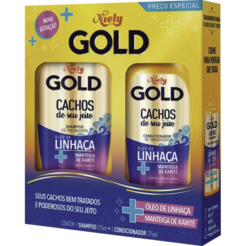Kit Niely Shampoo + Condicionador Cachos