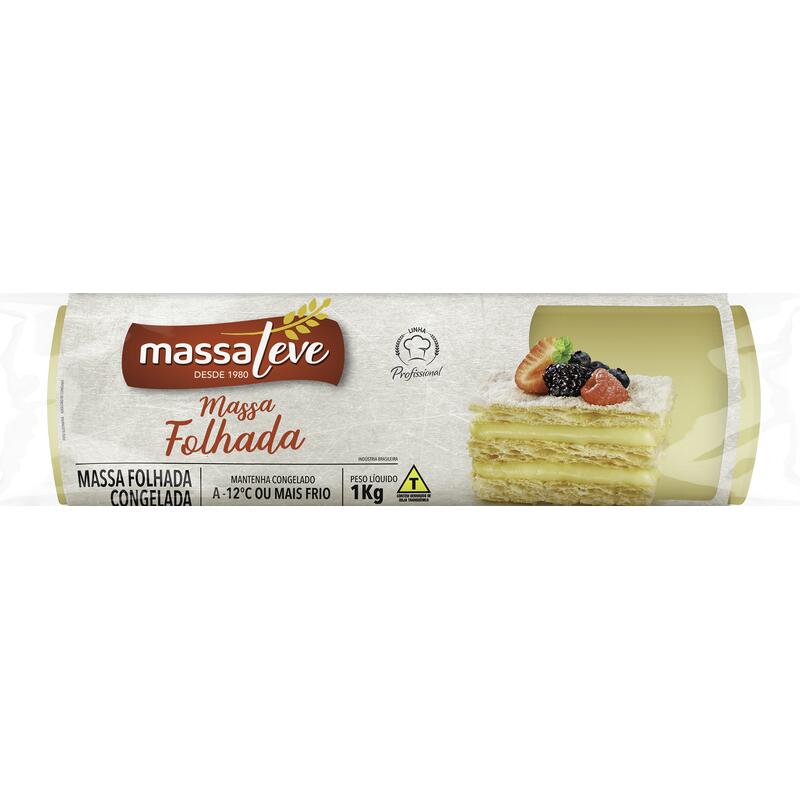 Massa Folhada Massa Leve 1kg