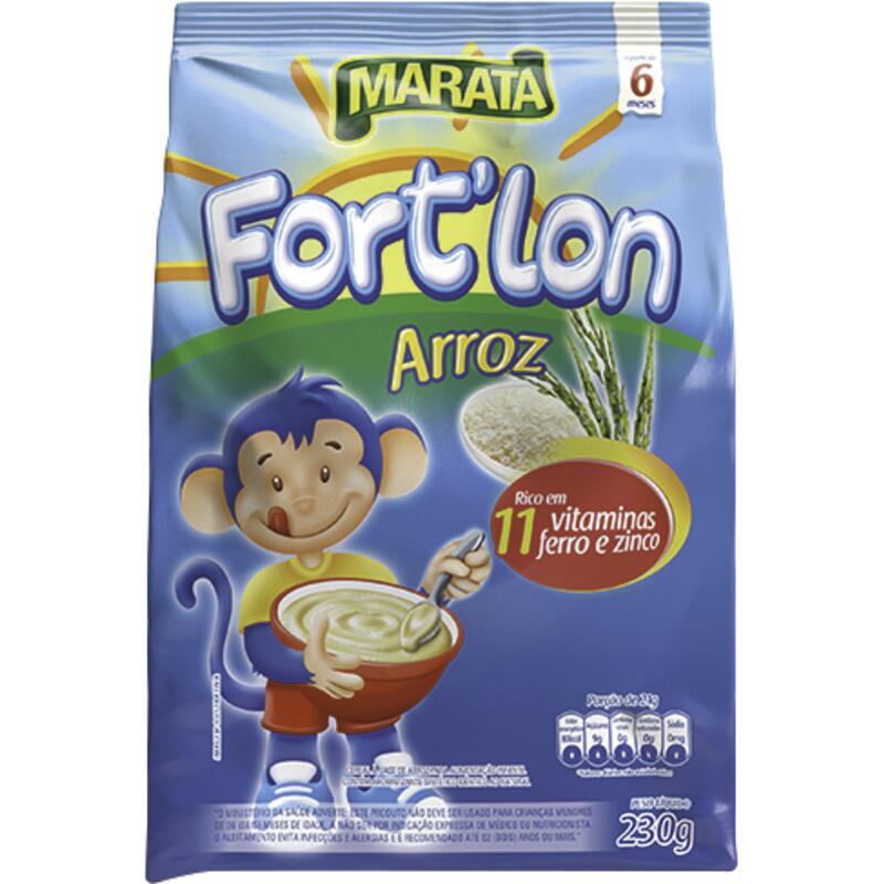 Mingau Maratá Fort’lon Arroz 230g