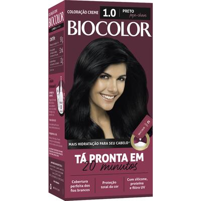 Tintura Biocolor 1.0 Preto Fundamental