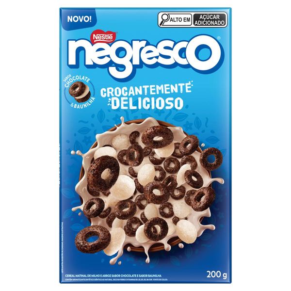 Cereal Matinal Chocolate e Baunilha Negresco Caixa 200g