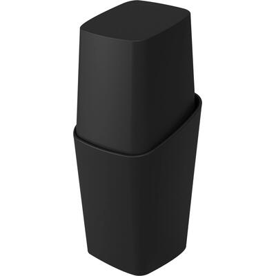 Porta Escova com Tampa Coza Preto un