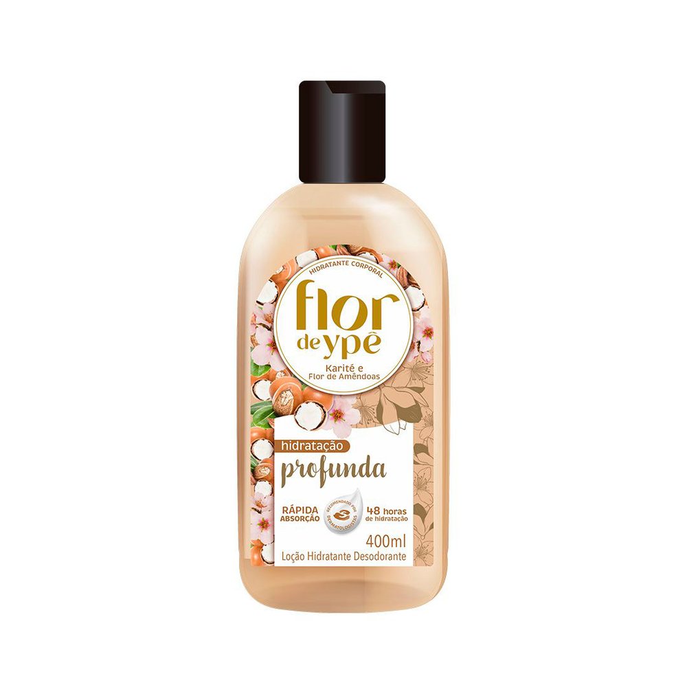Hidrantante Flor de Ypê Karite e Amendoas 400ml