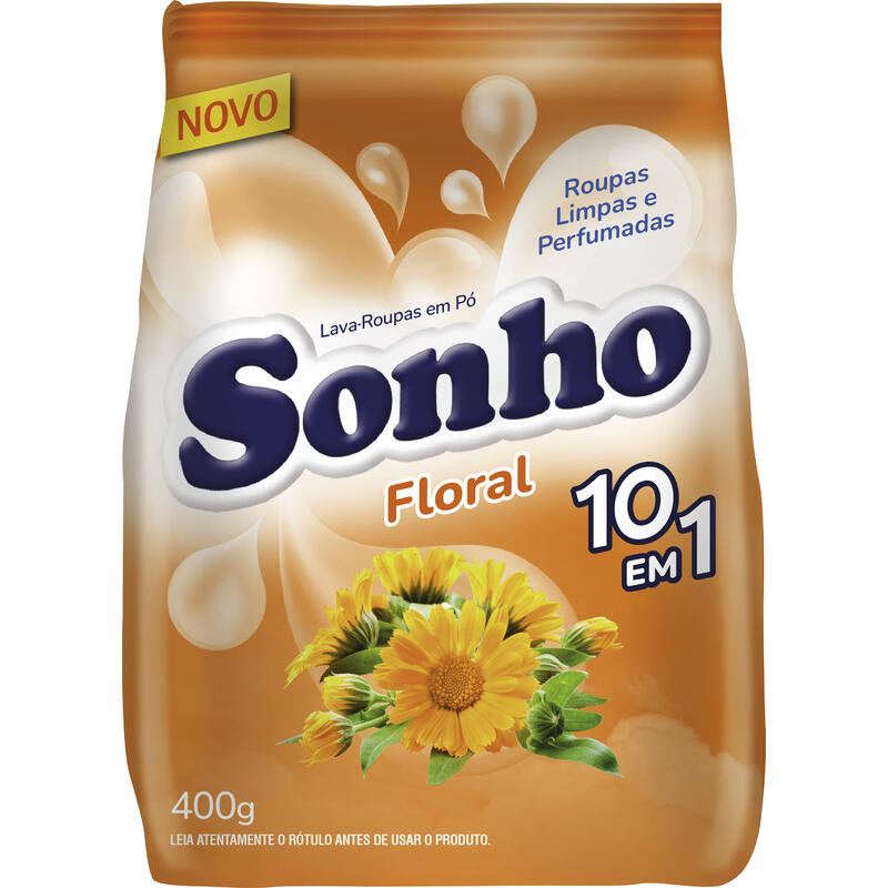 Lava Roupas em Pó Sonho Floral 400g