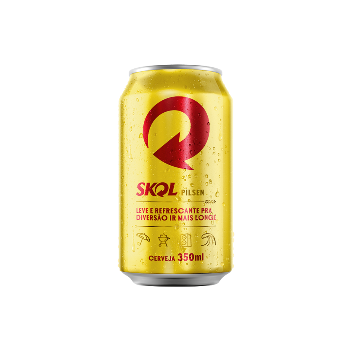 Cerveja Skol Pilsen Lata 350ml