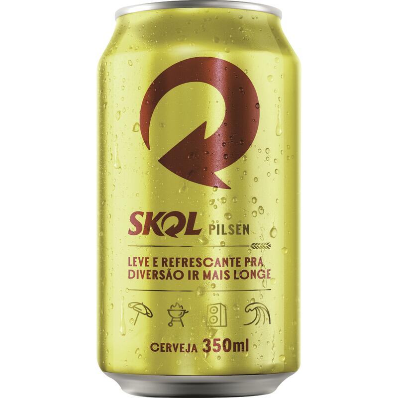 Cerveja Skol Pilsen Lata 350ml