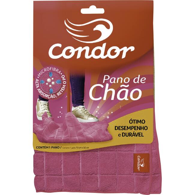 Pano para Chão Condor Microfibra - 70x50cm un
