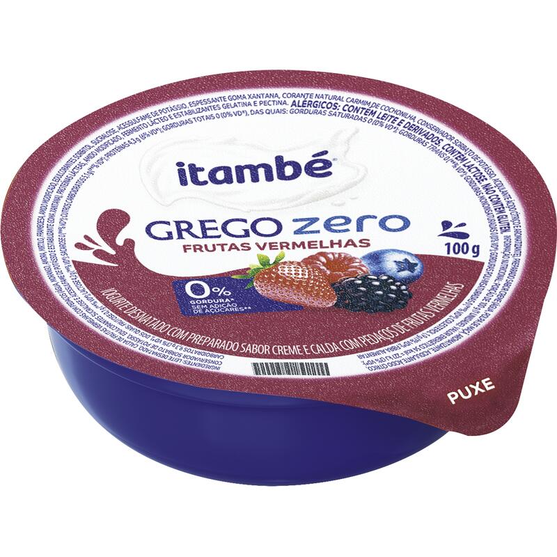 Iogurte Itambé Grego Frutas Vermelhas 100g