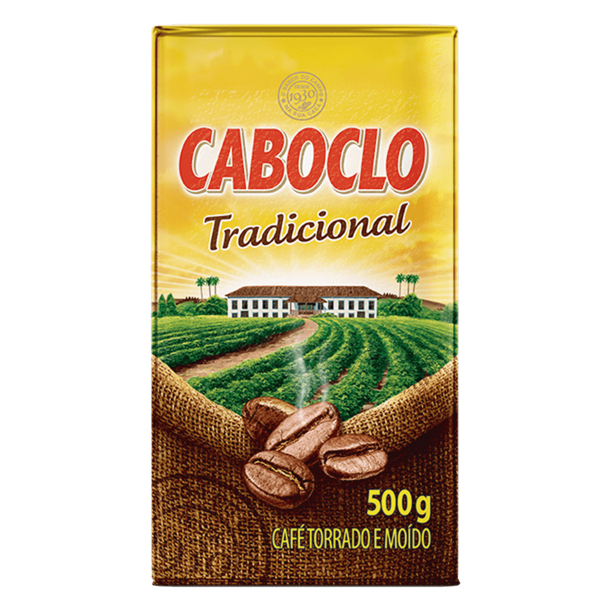 Café Caboclo Torrado e Moído Tradicional Vácuo 500g