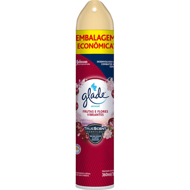 Desodorizador Aerossol Glade Frutas e Flores 360ml