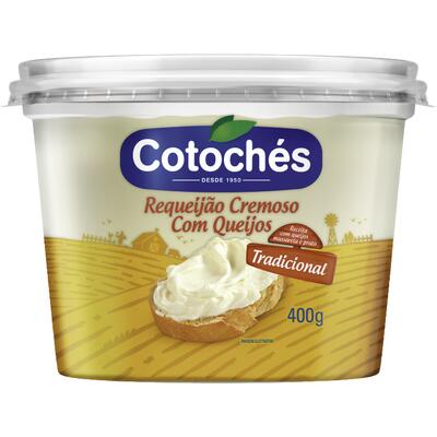 Requeijão Cremoso Cotochés Com queijo 400g