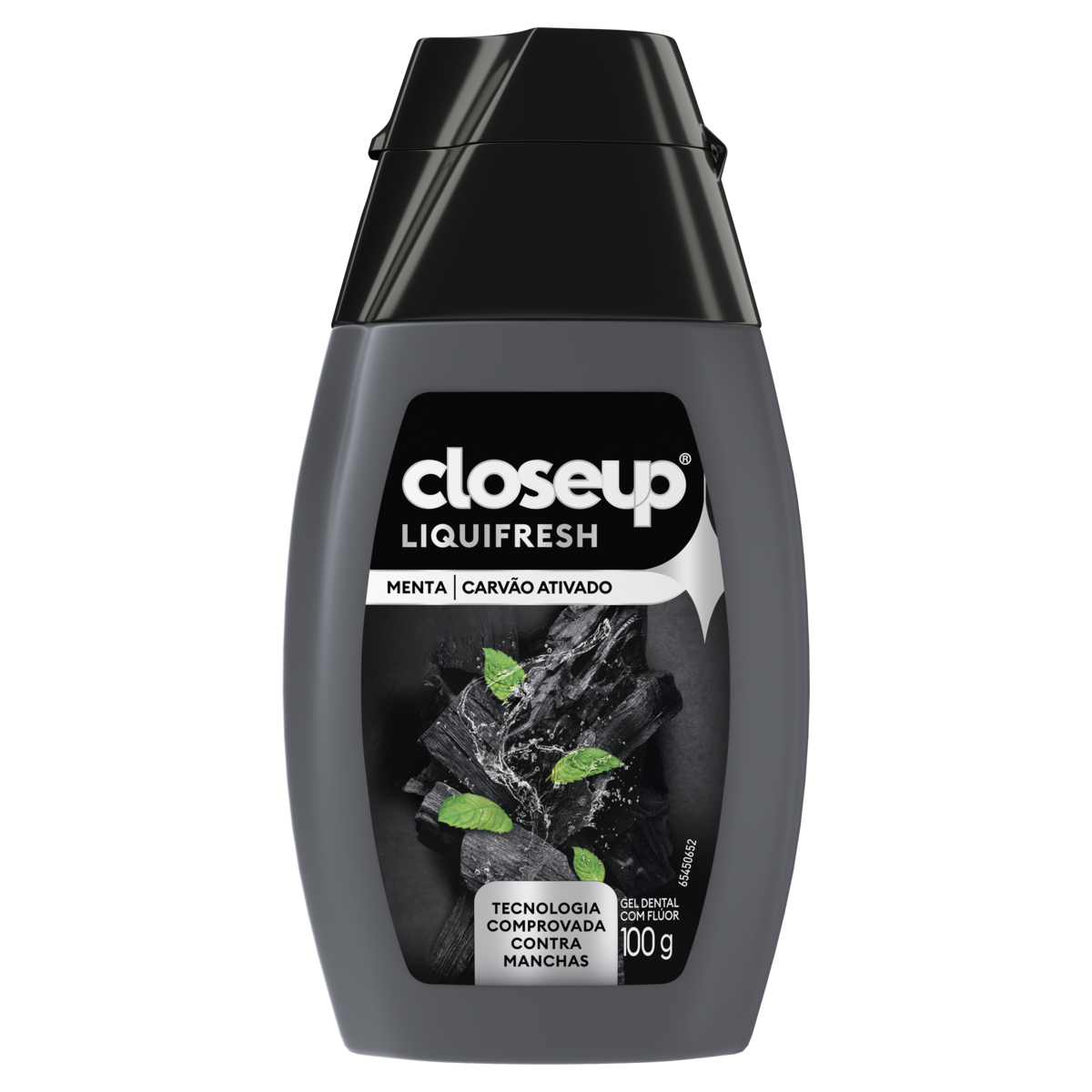 Creme Dental Carvão Ativado Menta Closeup 100g