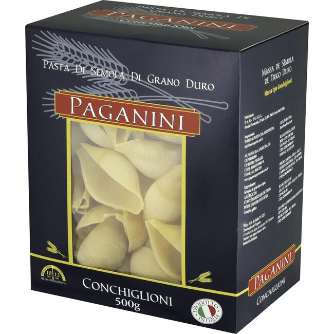 Macarrão Grano Duro Paganini Conchiglioni 500g