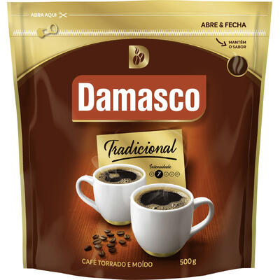 Café Damasco 500g - Tradicional - Abre e Fecha