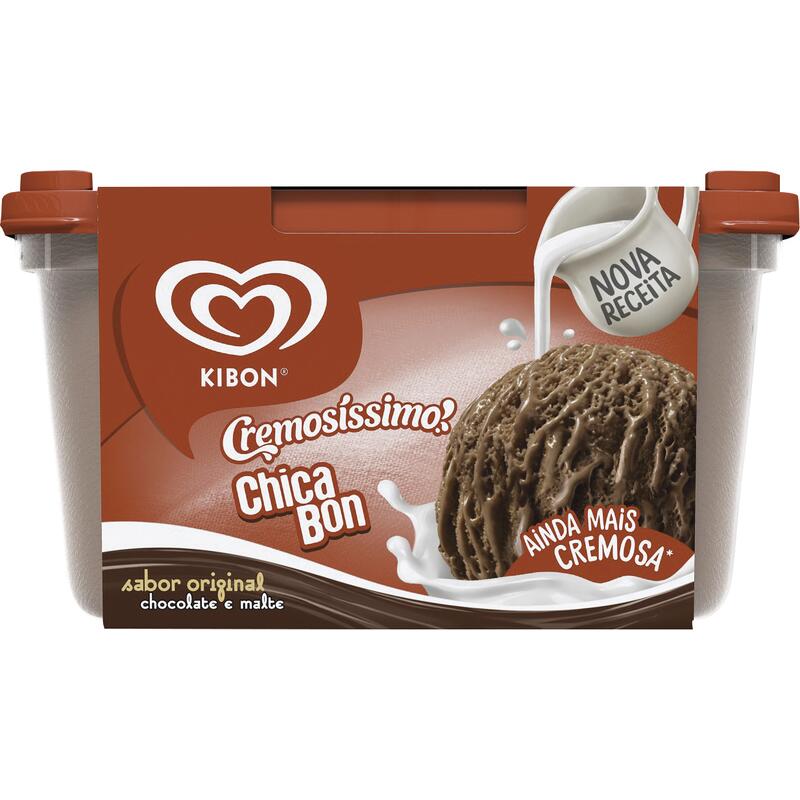 Sorvete KIBON Cremosissimo Chicabon 1.5L