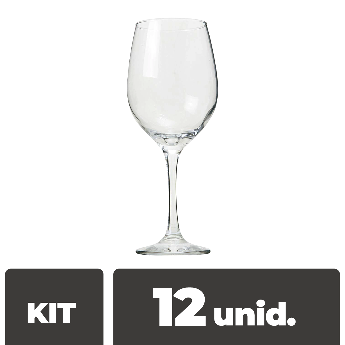 Kit com 12 Taças Barone 490 ml