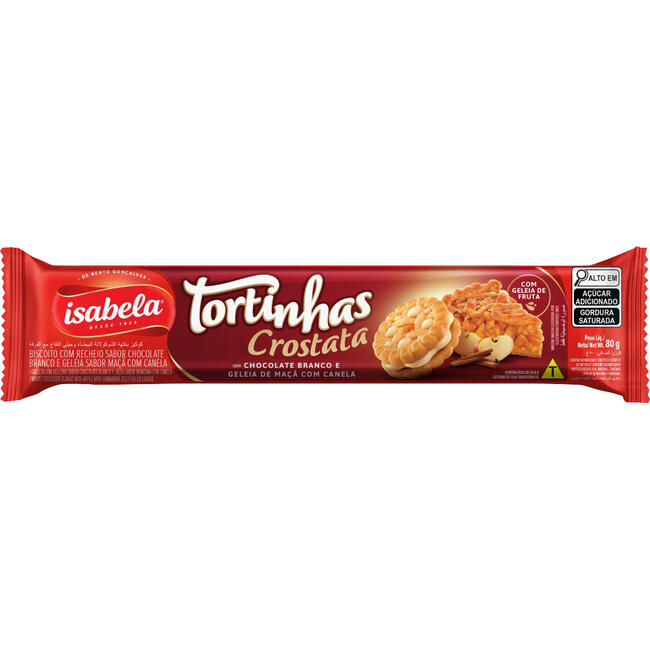 Biscoito Crostata Isabela Maçã e Canela 80g